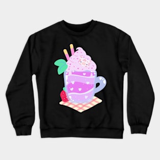 Strawberry Cow Shake Crewneck Sweatshirt